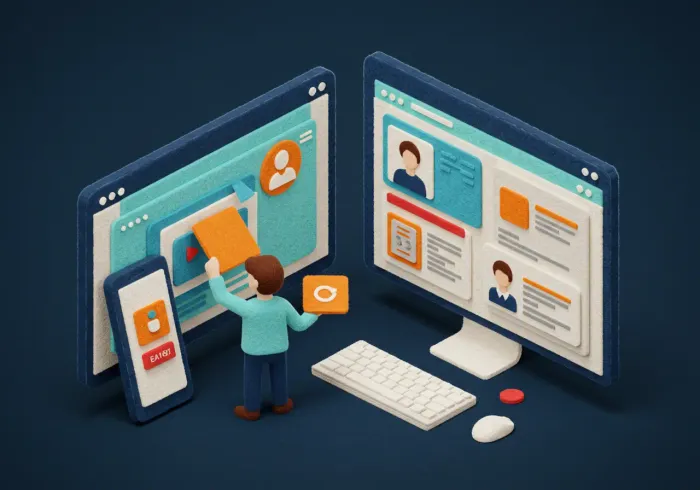 Modern web development and user interface design